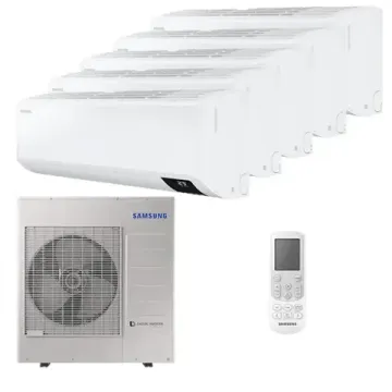 Мультисплит система на 5 комнат Samsung AJ020TNTDKH/EA x 5 / AJ100TXJ5KH/EA