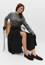 Лоферы // Jill // Chocolate // Suede