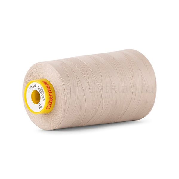 Нитка Gutermann Mara 120 (5000 метров), 1 боб., универсальная | 722 св.бежевый