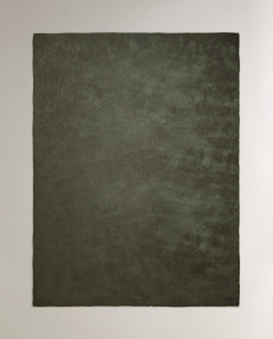 Zara Home плед из акрила, зелёный, 140x190 см