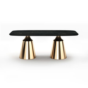 Стол овальный Lucas 200, керамика матовая, черная