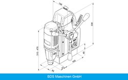 Магнитный сверлильный станок BDS AutoMAB 450