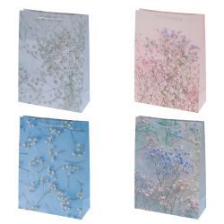 GAEM Пакет подарочный (бумага 210г/м2, блок 12шт), L30 W12 H41,5 см, 4в.