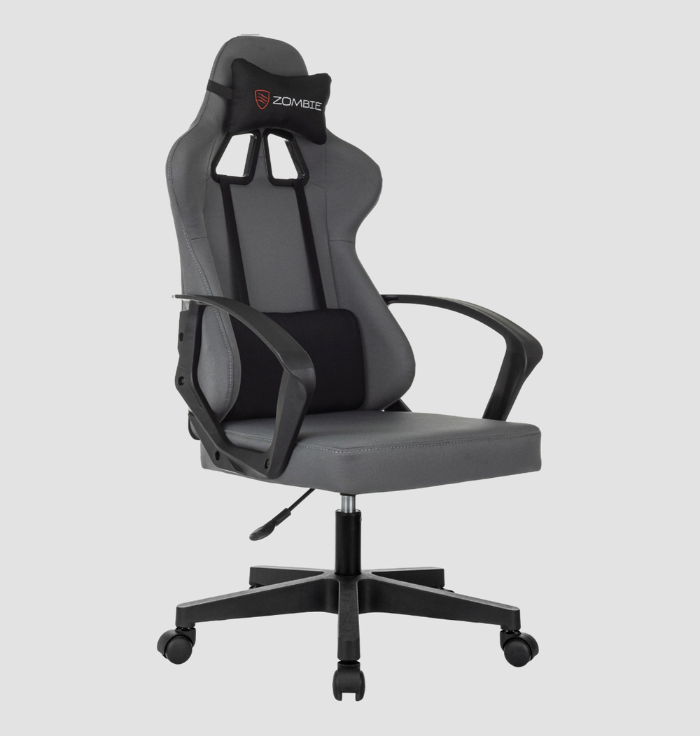 Кресло игровое Zombie 1 GREY (ткань)
