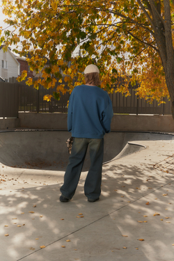 Свитшот Called a Garment Athletic Sweatshirt "Denim"