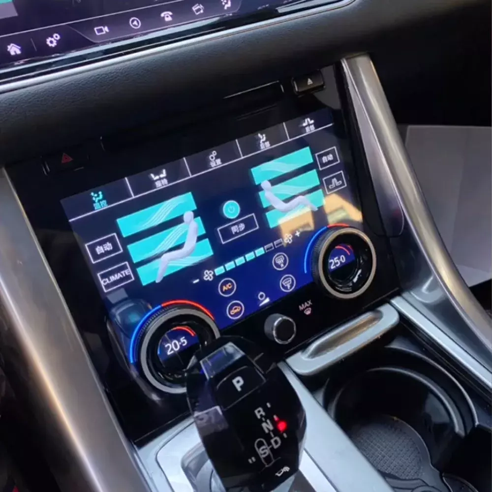 Сенсорная панель климата Range Rover Sport 2013-2017 - Carmedia ZF-2006 LCD/ЖК экран 9" с отверстием под CD