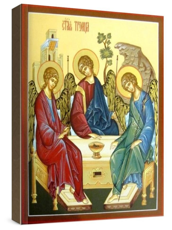 Троица (рукописная икона)