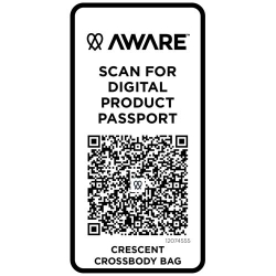 Crescent сумка через плечо Aware™ плотностью 500 г/м² из переработанного материала