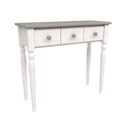 Стол туалетный Консолеа белый воск/антрацит