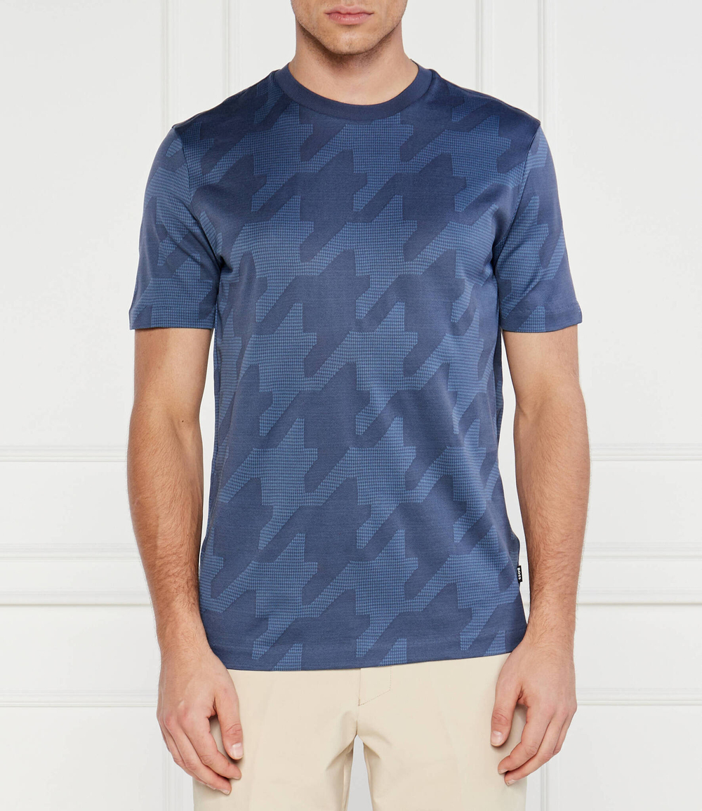 Футболка BOSS BLACK - голубой(50518869)