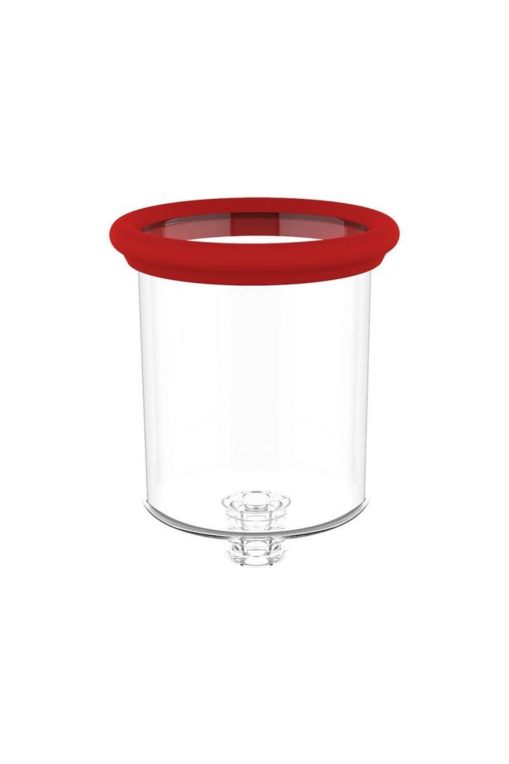 Красный двойной стимулятор Georgia - вибратор и вакуумная помпа (Цвет: красный)