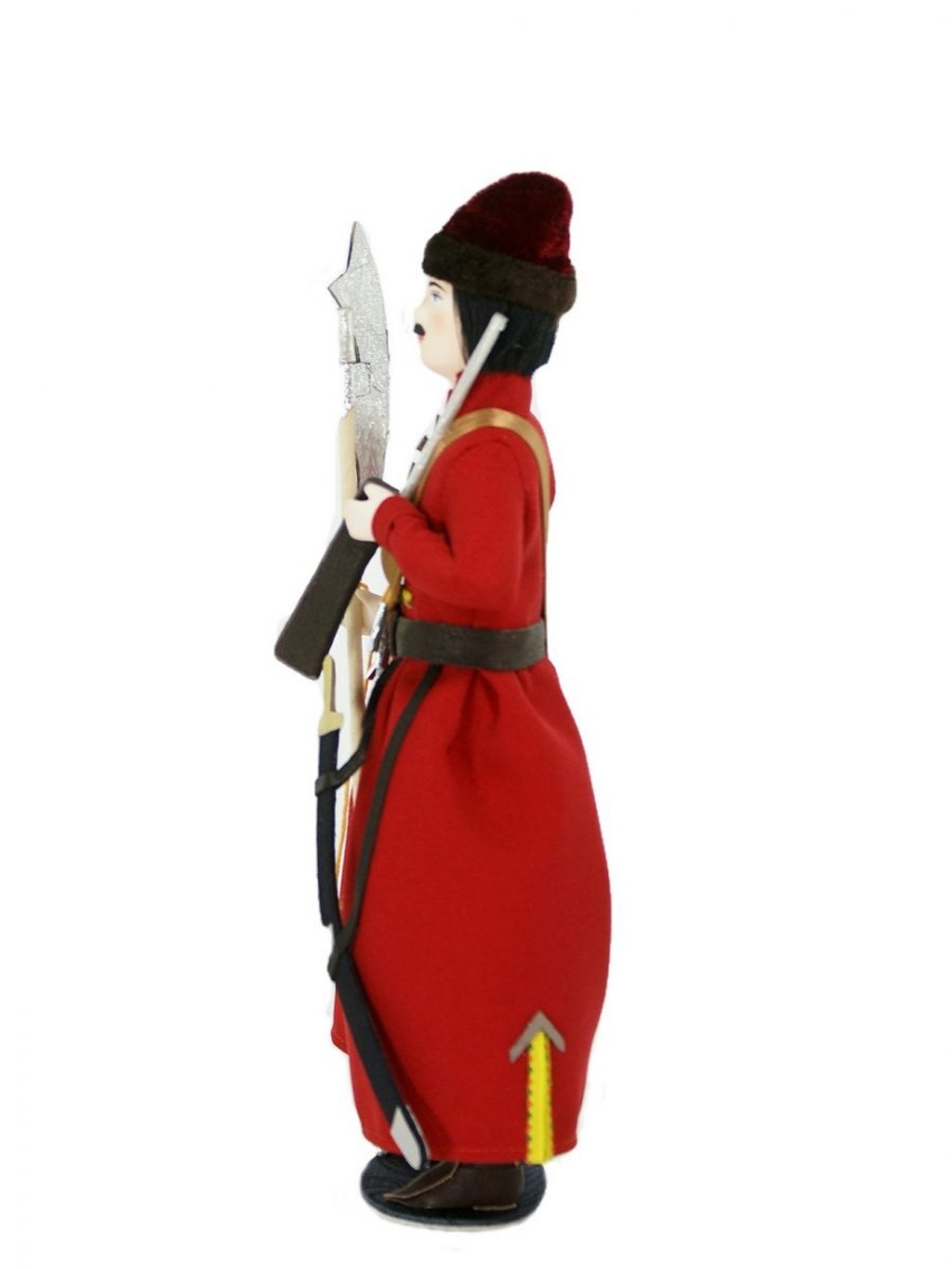 Кукла коллекционная фарфоровая Стрелец 17 век, Русь