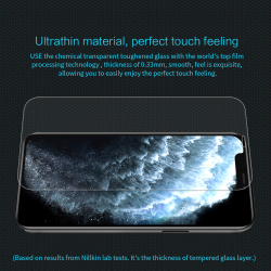 Защитное стекло с прозрачными рамками от Nillkin для iPhone 12 mini, серия H Anti-Explosion Glass Screen Protector