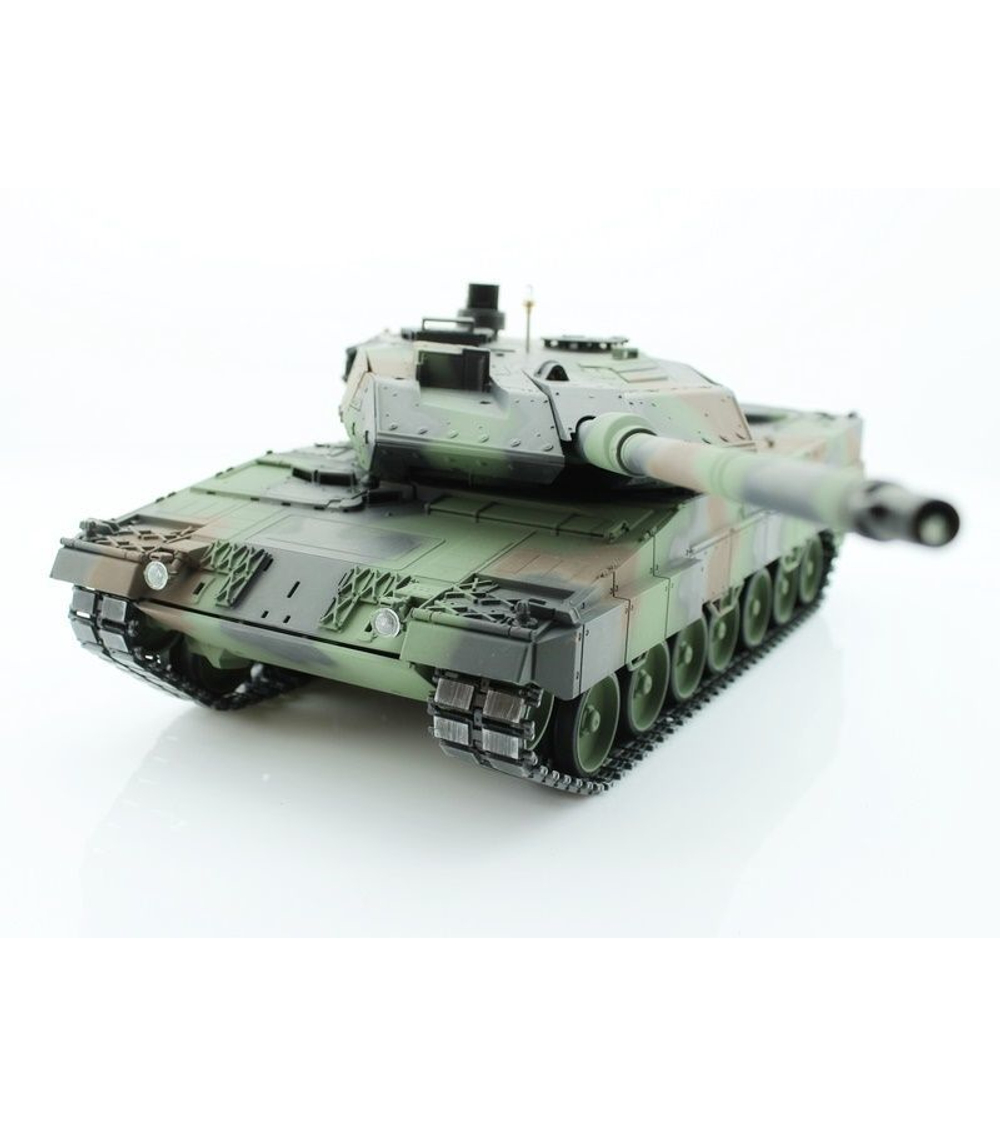 Радиоуправляемый танк Taigen 1/16 Leopard 2 A6 (Германия) САМО 2.4G RTR, деревянная коробка