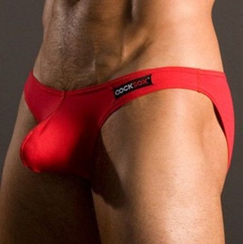 Мужские трусы слипы красные Cocksox Red Brief