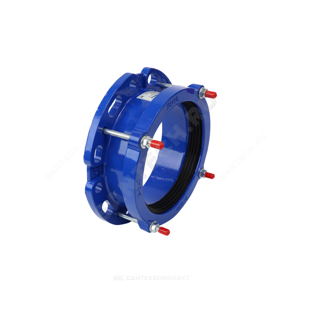 Муфта чугун соединительная Ду 175 (Дн 192-210) Ру10/16 ПФРК Benarmo 8