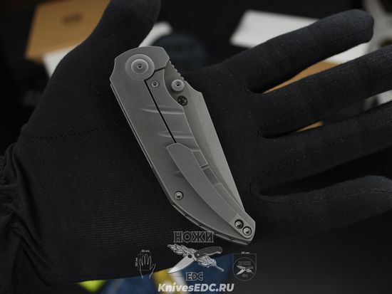 Нож складной WE Knife Riff-Raff WE22020B-3 сталь клинка CPM-20CV, рукоять титан