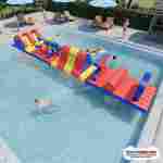 Надувной аквапарк на воде «Полоса экстрима» 20×2×1,5 м