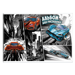 Альбом для рисования А4 12л. "Гонки" (Феникс+)