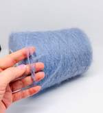 Пряжа на бобине 370г( Италия) 30%альпака 20:%шелк 20% мохер 12% меринос 18% п/а