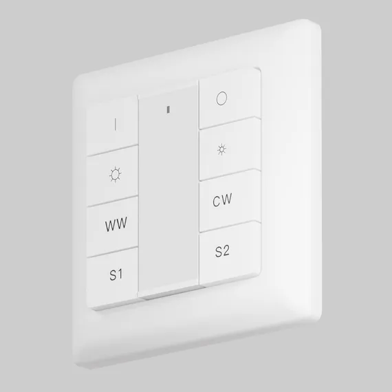 Кнопочная настенная панель 8-ми клавишная DALI Lighting control 721053