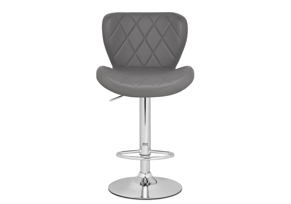 Барный стул Porch gray / chrome