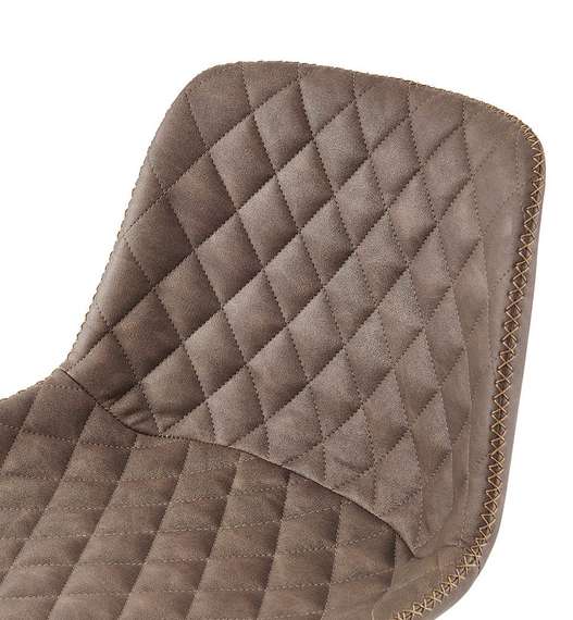 Барный стул Narro 66 см, коричневый на черных металлических ножках | Купить в Hallberg.ru