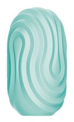 Бирюзовый мастурбатор-яйцо Twist Angel (Цвет: бирюзовый)