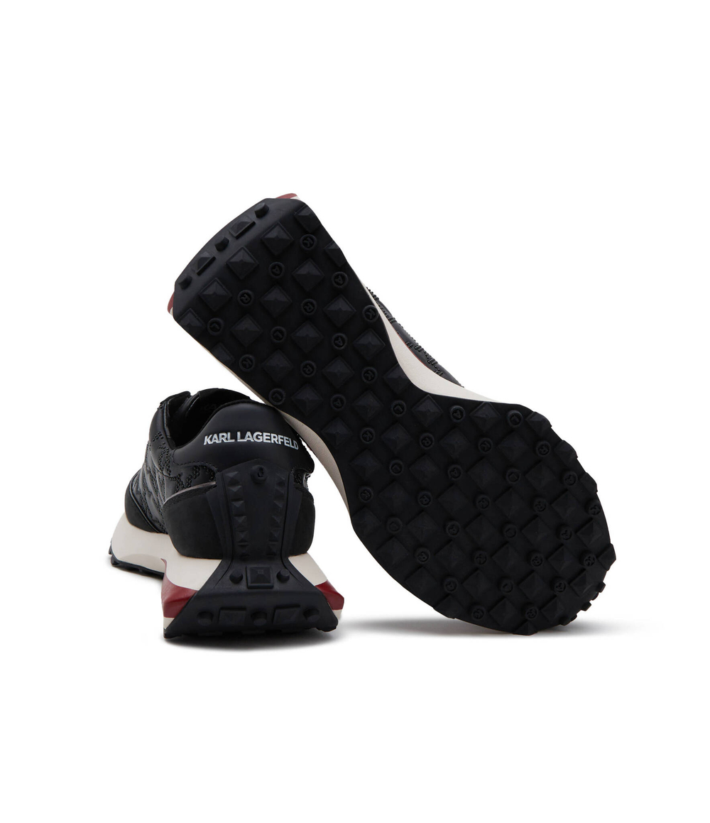 Кожаные кроссовки zone Karl Lagerfeld - черный(KL53924)