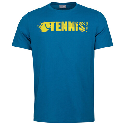 Футболка для мальчика теннисная Head Font T-Shirt B - blue