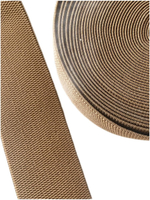 Резинка широкая 7 см цветная (бежевый) эластичная декоративная лента для поясов, одежды и рукоделия 1 м