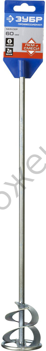 ЗУБР 60х400 мм, шестигранный хвостовик, Миксер для красок, ПРОФЕССИОНАЛ (0603-06-40)
