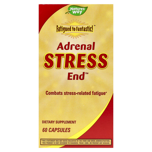 Nature's Way, Fatigued to Fantastic!, Adrenal Stress End, 60 капсул