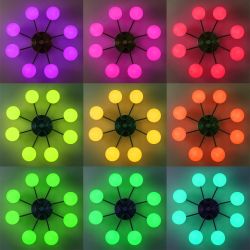Citilux Адам Смарт CL228A181 RGB LED Умная люстра Матовый Хром