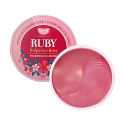 KOELF Ruby & Bulgarian Rose Hydro Gel Eye Patch гидрогелевые патчи для кожи вокруг глаз с рубиновой пудрой и розовым маслом