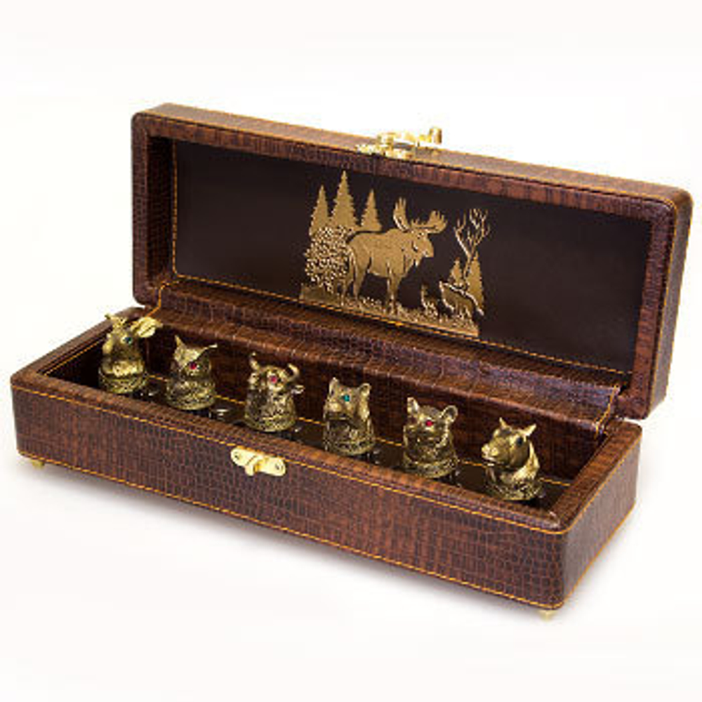 Стопки-перевертыши «Звери №2» 6 шт.