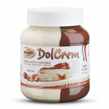 Паста сливочно-ореховая с какао Socado DOLCREM ст/б 400г