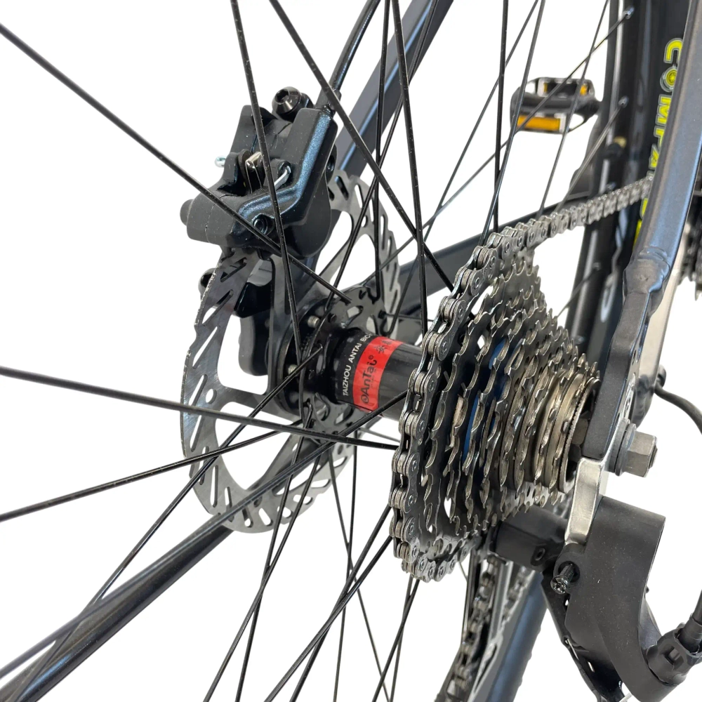 Велосипед Mingdi 29" 27скор (алюминиевая рама, гидравлический тормоз, L-Twoo, MD) Серо-оранжевый (MD