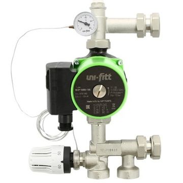 Насосно-смесительная группа Uni-Fitt Solomix MINI 1" с НГ c насосом Uni-Fitt SCP 15/60 130