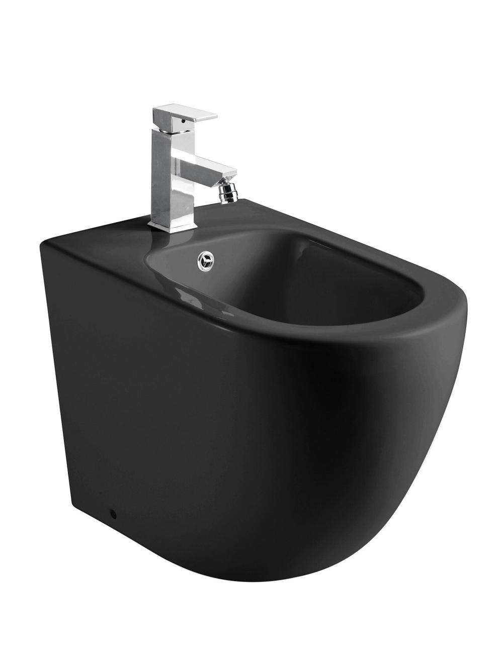 Биде напольное черный матовый WeltWasser WW SK MERZBACH 003 MT-BL  10000006095 черный матовый