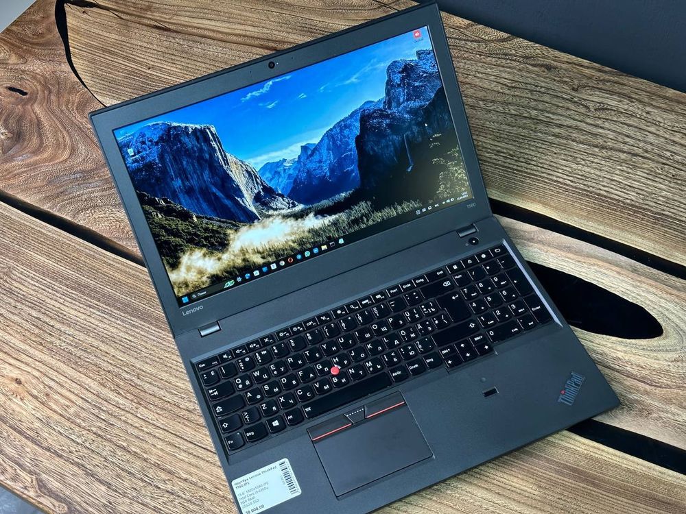 15.6" Ноутбук Lenovo ThinkPad T560 (1920x1080, Intel Core i5-6300U, RAM 8ГБ,SSD 256ГБ, Intel HD Graphics 520, Win 10Pro)