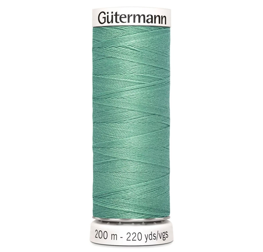 Нить Sew-All 200 м, Gutermann, 100 пастельно серо-зеленый