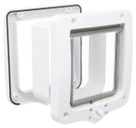 Дверца в дверь Trixie Flap Door Door, для домашних животных, пластик, белая, 20x22 см
