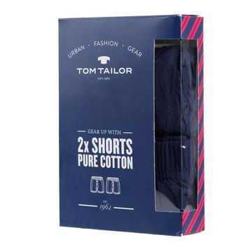 Мужские трусы-шорты черные набор 2в1 Tom Tailor 70336/5608 826