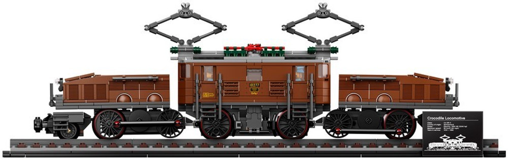 LEGO Creator Expert: Локомотив Крокодил 10277 — Crocodile Locomotive — Лего Креатор Создатель Эксперт