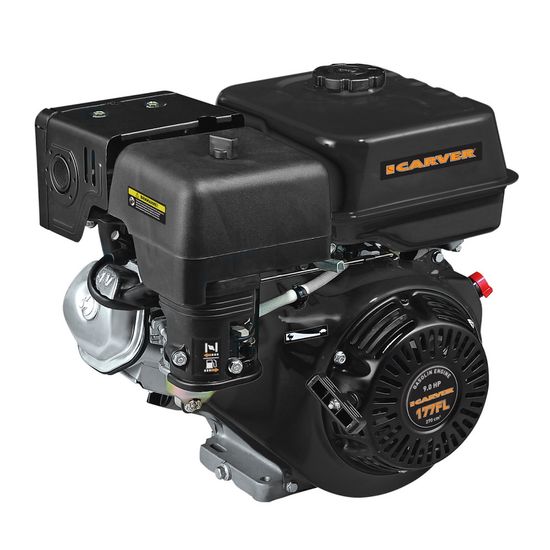 Двигатель бензиновый "CARVER" 177FL (9 л.с.)