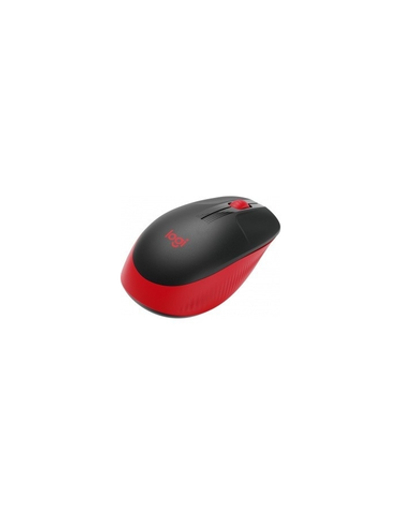 Мышь 910-005908 Мышь Logitech M190 красный/черный оптическая (1000dpi) беспроводная USB (2but)