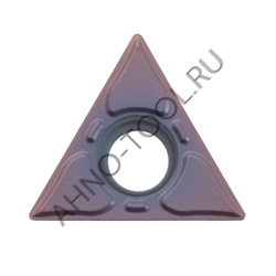 Пластина твердосплавная ISO TCMT16T304-MFA APM20B AHNO по жаропроч. и нерж.стали, получистовая