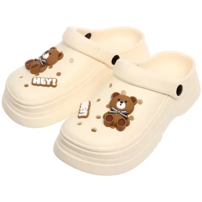 Шлепанцы женские «TEDDY», цвет кремовый, р-р 39-40