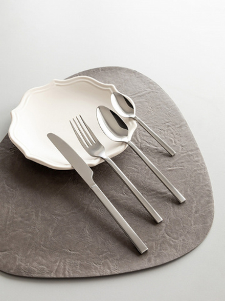 Набор столовых приборов DeNASTIA 16 предм. (нож, ложка столовая, ложка чайная, вилка) Хром, нерж.ст